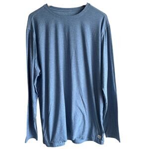 Vuori Men's Long Sleeve Strato Tech Tee Blue XXL V178